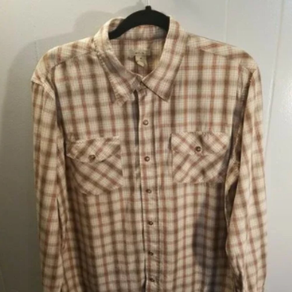 Plaid Button-Up Shirt